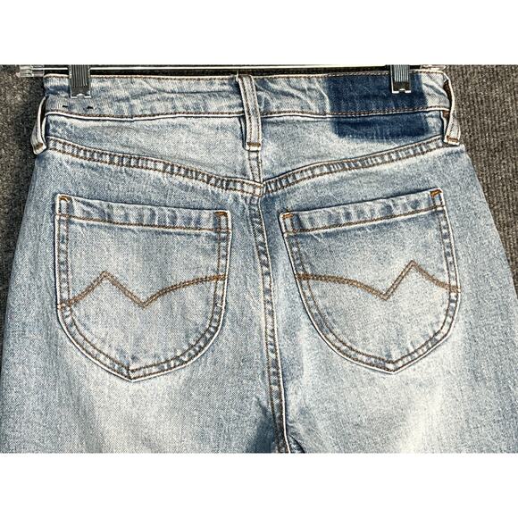 Cleo + Wolf Jeans Denim Ankle Skinny Button Fly Medium Wash Blue Womens Waist 26 - Picture 10 of 16